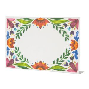 Hester & Cook Fiesta Floral Place Cards