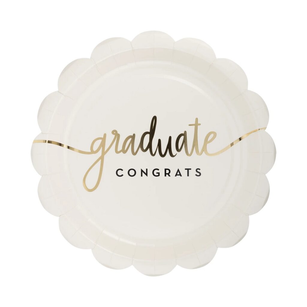 Graduate Congrats Paper Plates