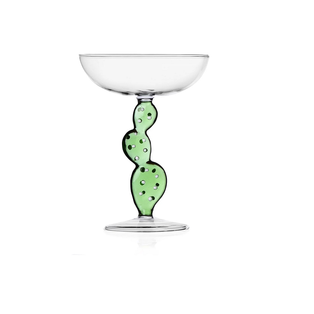 Ichendorf Desert Champagne bowl - Green Cactus
