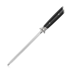 HELENA Series 8-Inch Honing Steel, High-Carbon Rod