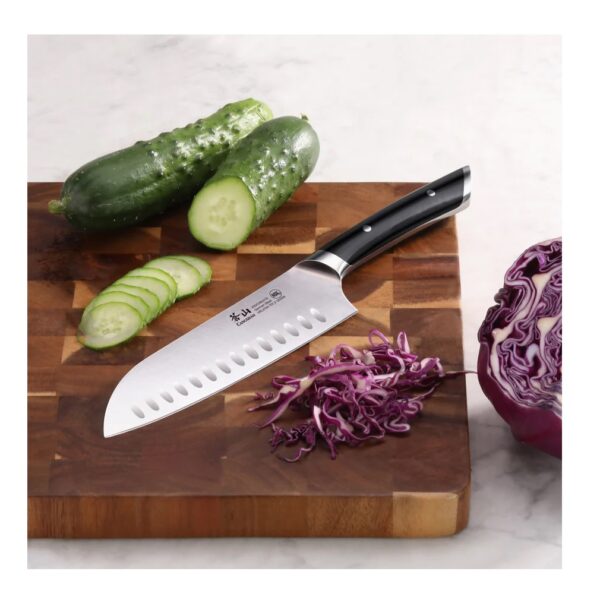 HELENA Series 7-Inch Santoku Knife, Forged German Steel