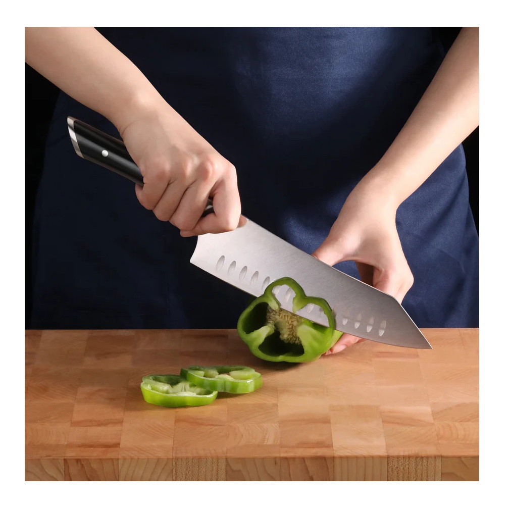 HELENA Series Chef's Knife, Forged German Steel 8 Inch Rocking Knife