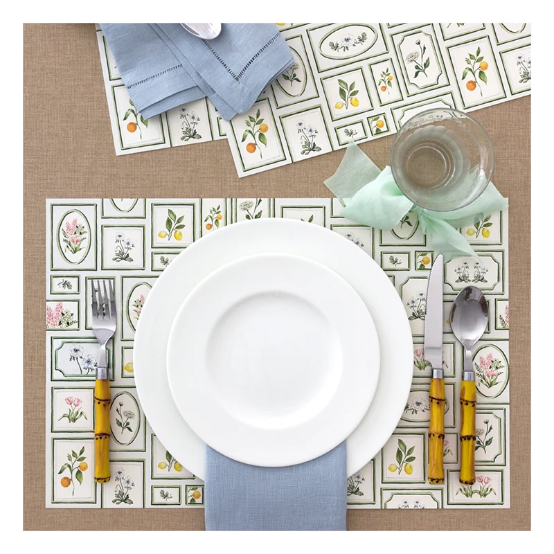 Dogwood Hill Joie Botanique Paper Placemats