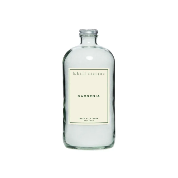 K Hall Gardenia Bath Soak Salt