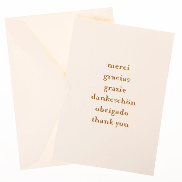 Graphique Languages La Petite Presse Boxed Thank You Cards