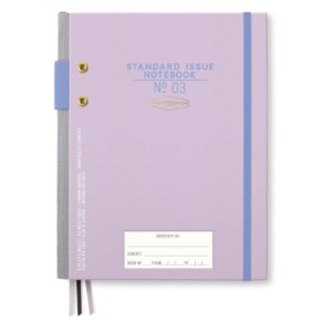 DesignWorks Ink Standard Issue Lavender and Periwinkle Planner Notebook No. 3 Journal