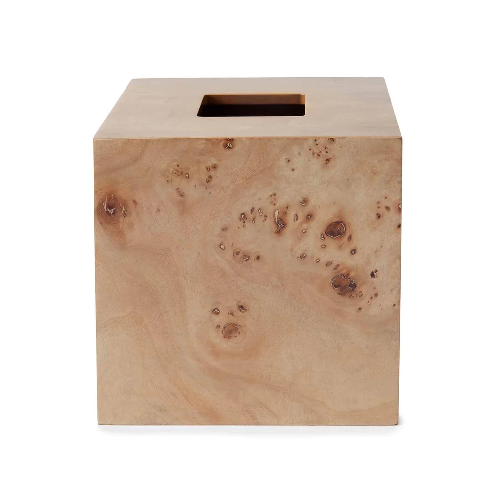 Kassatex Mesa Bath Tissue Holder - Burl Wood