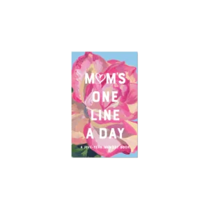 Mom's Floral One Line a Day Memory Book