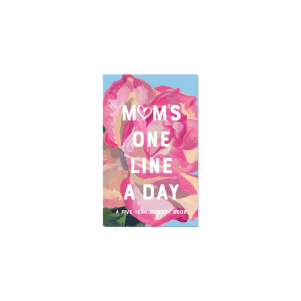 Mom's Floral One Line a Day Memory Book