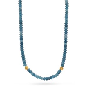 Berry Single Strand Necklace - Ocean Jade