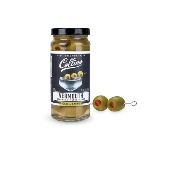 Collins 5 oz. Pimento Cocktail Olives in Vermouth