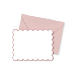 Ellen Davis Creative Scallop Pink Notecard Set
