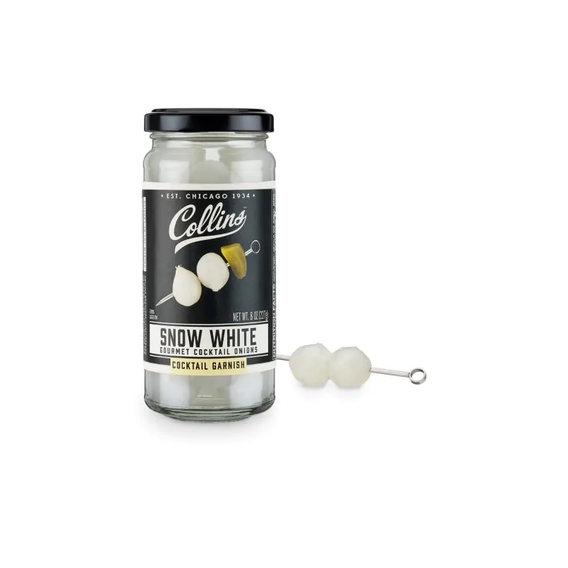 Collins 8 oz. Snow White Cocktail Onions