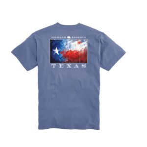 Onward Reserve Texas Flag Short Sleeve Tee - Washed Blue