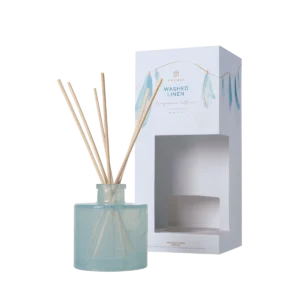 Thymes Washed Linen Petite Reed Diffuser