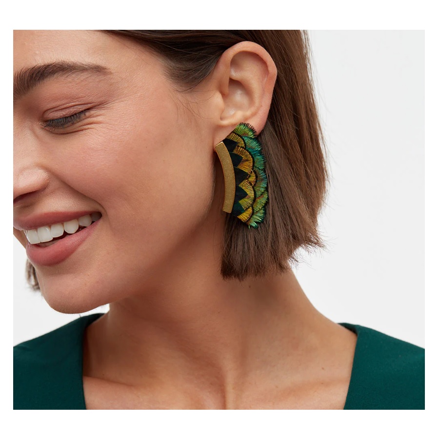 Brackish Westmore Crescent Earrings