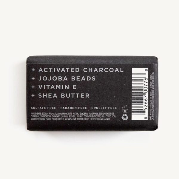 BYRD Activated Charcoal Exfoliating Soap Bar