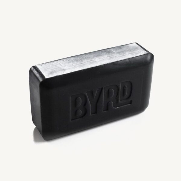 BYRD Activated Charcoal Exfoliating Soap Bar Berings