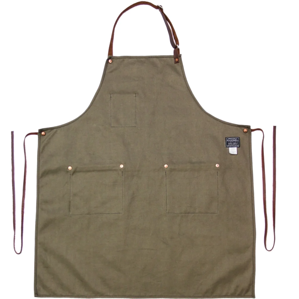 Hardmill Canvas Industry Apron - Moss2