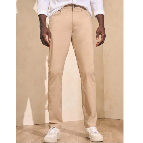 Faherty Movement 5-Pocket Pant - Island West Khaki