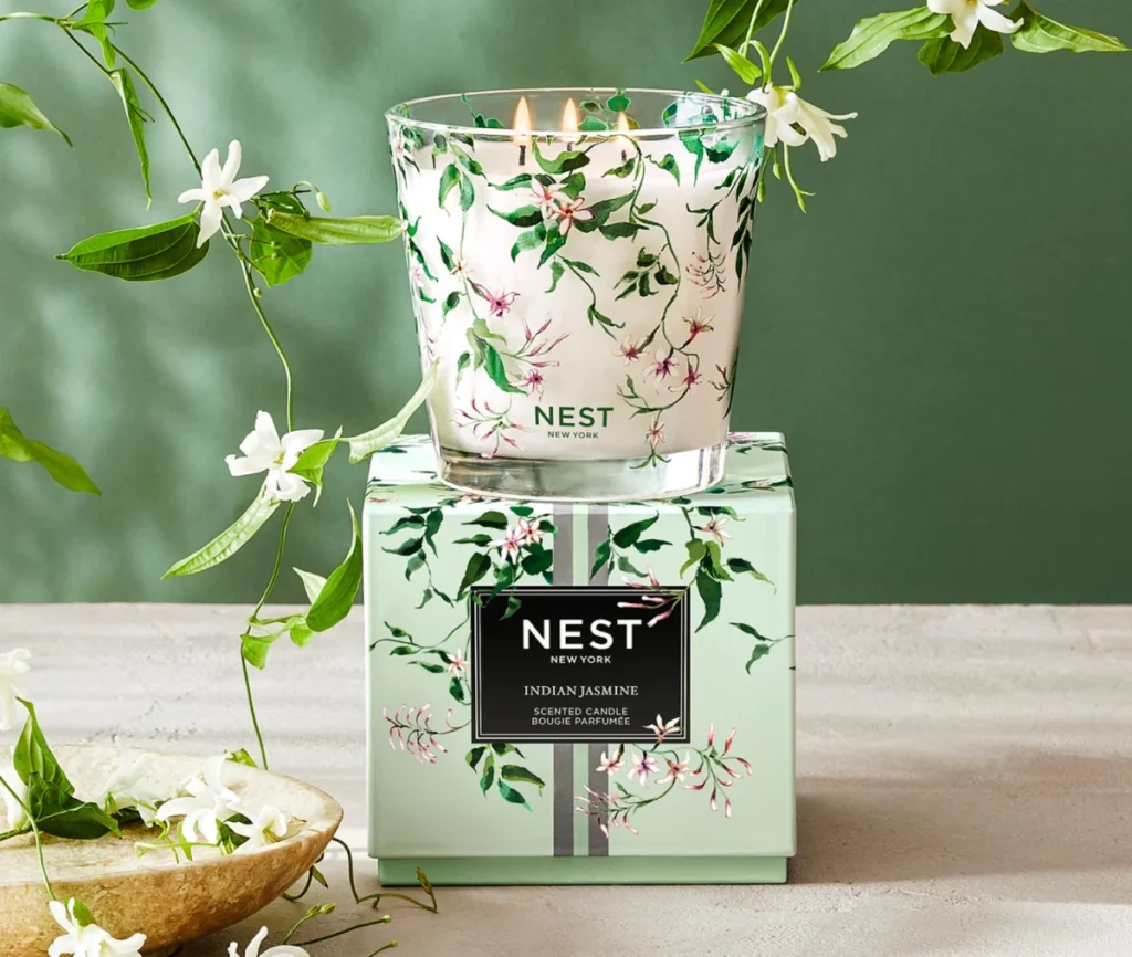 Nest Indian Jasmine Decorative 3-Wick Candle2