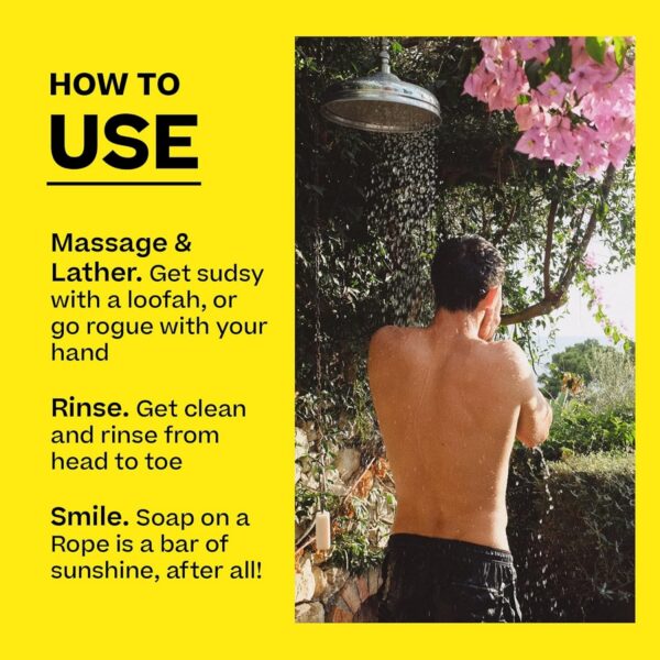 BYRD Hydrating Soap on a Rope, 9oz