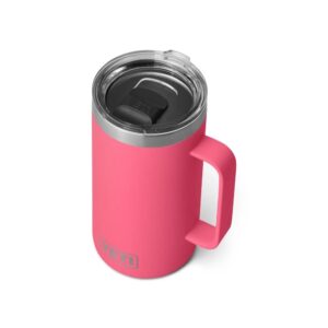 Yeti Rambler 24oz Mug with Magslider Lid, Tropical Pink