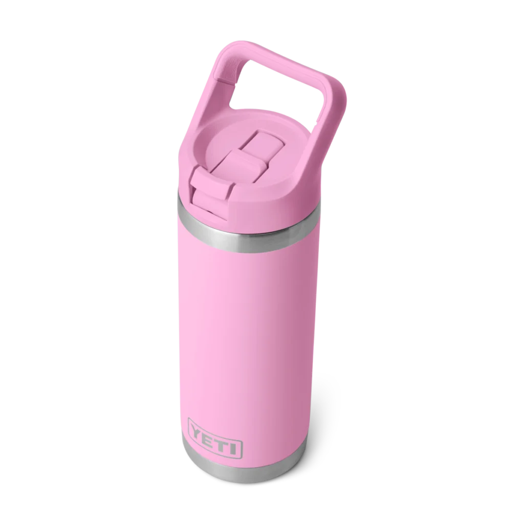 Yeti Rambler 18oz Straw Cap Bottle - Power Pink