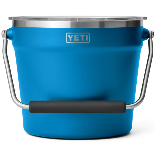 Yeti Rambler Beverage Bucket with Lid - Big Wave Blue