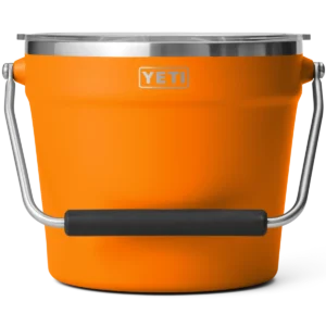 Yeti Rambler Beverage Bucket with Lid - Crab King Orange