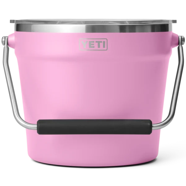 Yeti Rambler Beverage Bucket with Lid - Power Pink
