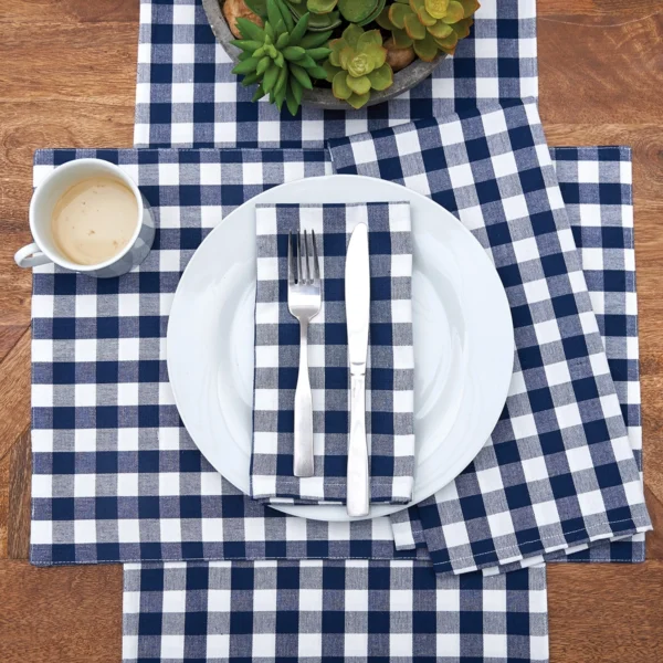 Ashford Check Setting Indigo