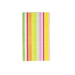 Caspari Cabana Stripe Bright Guest Towel Napkins