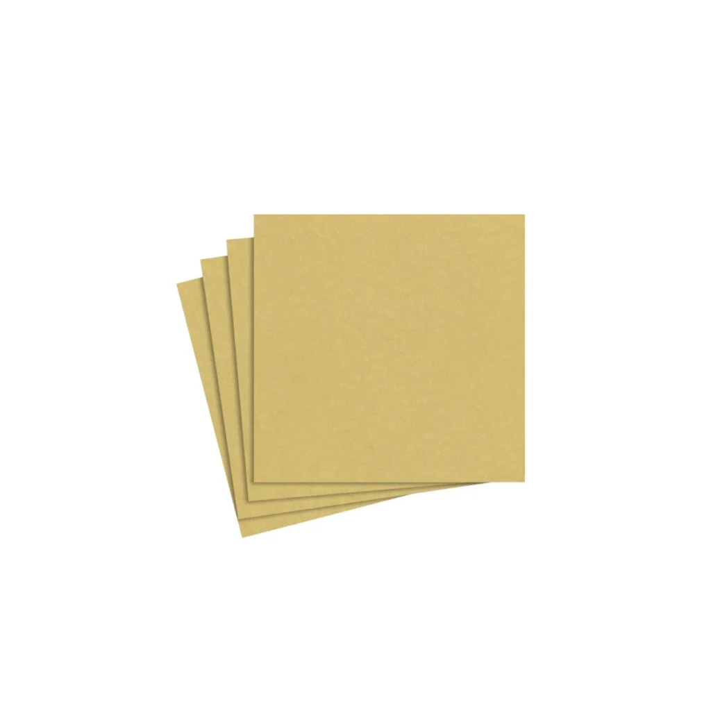 Caspari Jaipur Papierservietten Gold - 20 Stück 3-lagig Elegant
