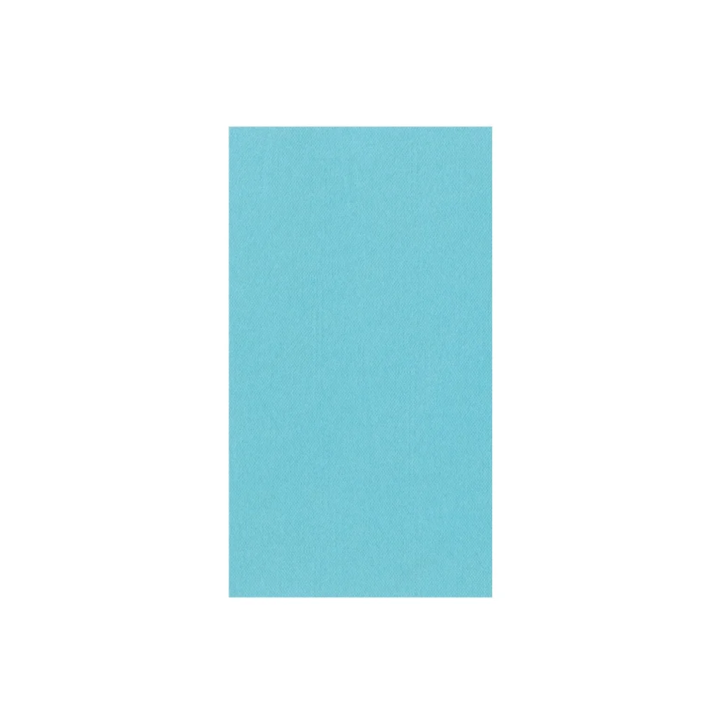 Caspari Paper Linen Guest Towel - Robin's Egg