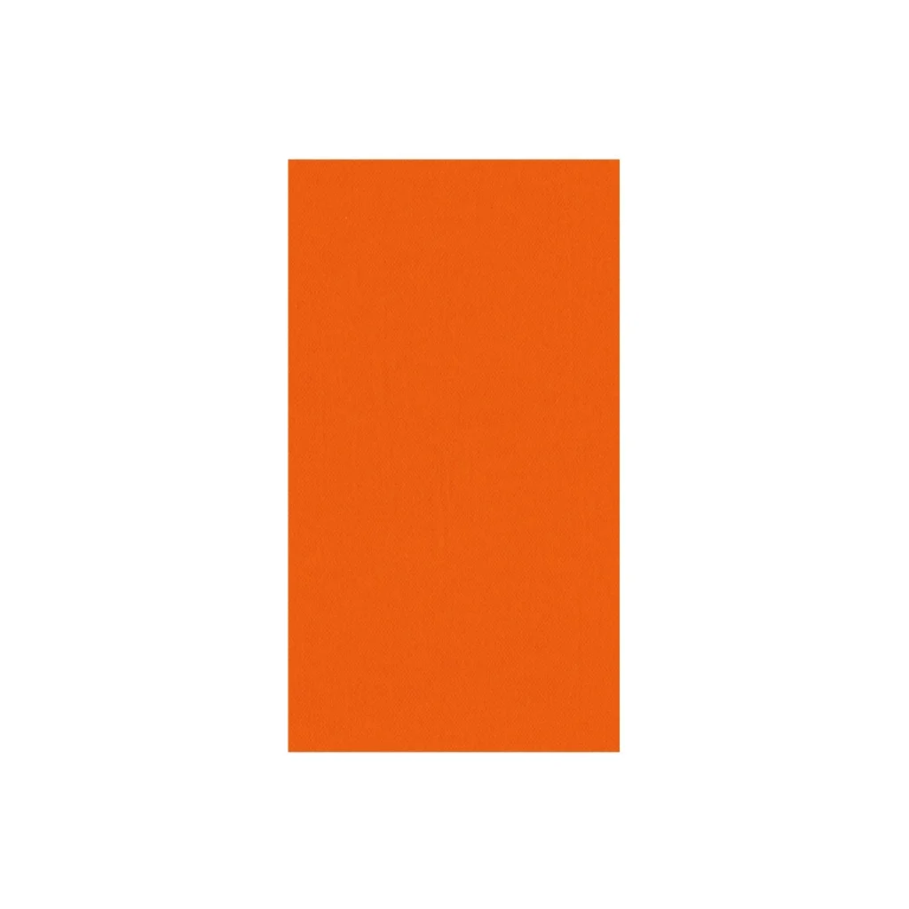 Caspari Paper Linen Guest Towel - Tangerine