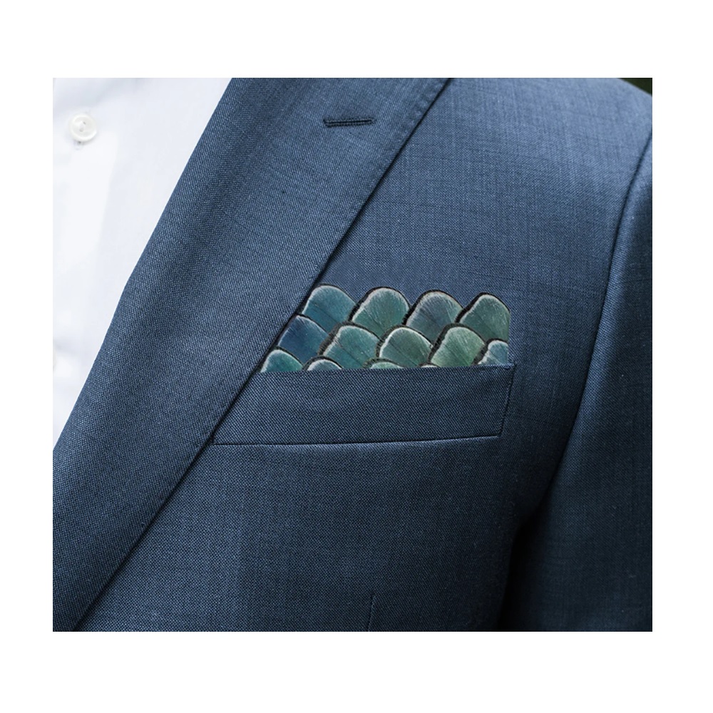 Brackish Granite Pocket Square