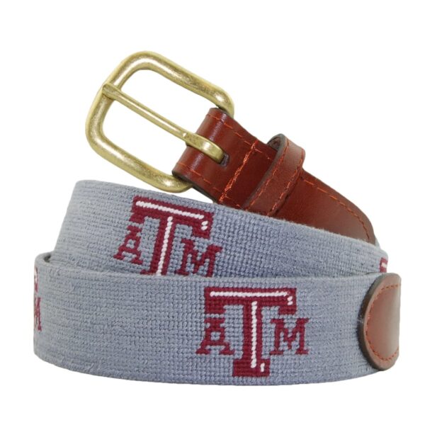 Smathers & Branson Texas A&M Belt (Grey)