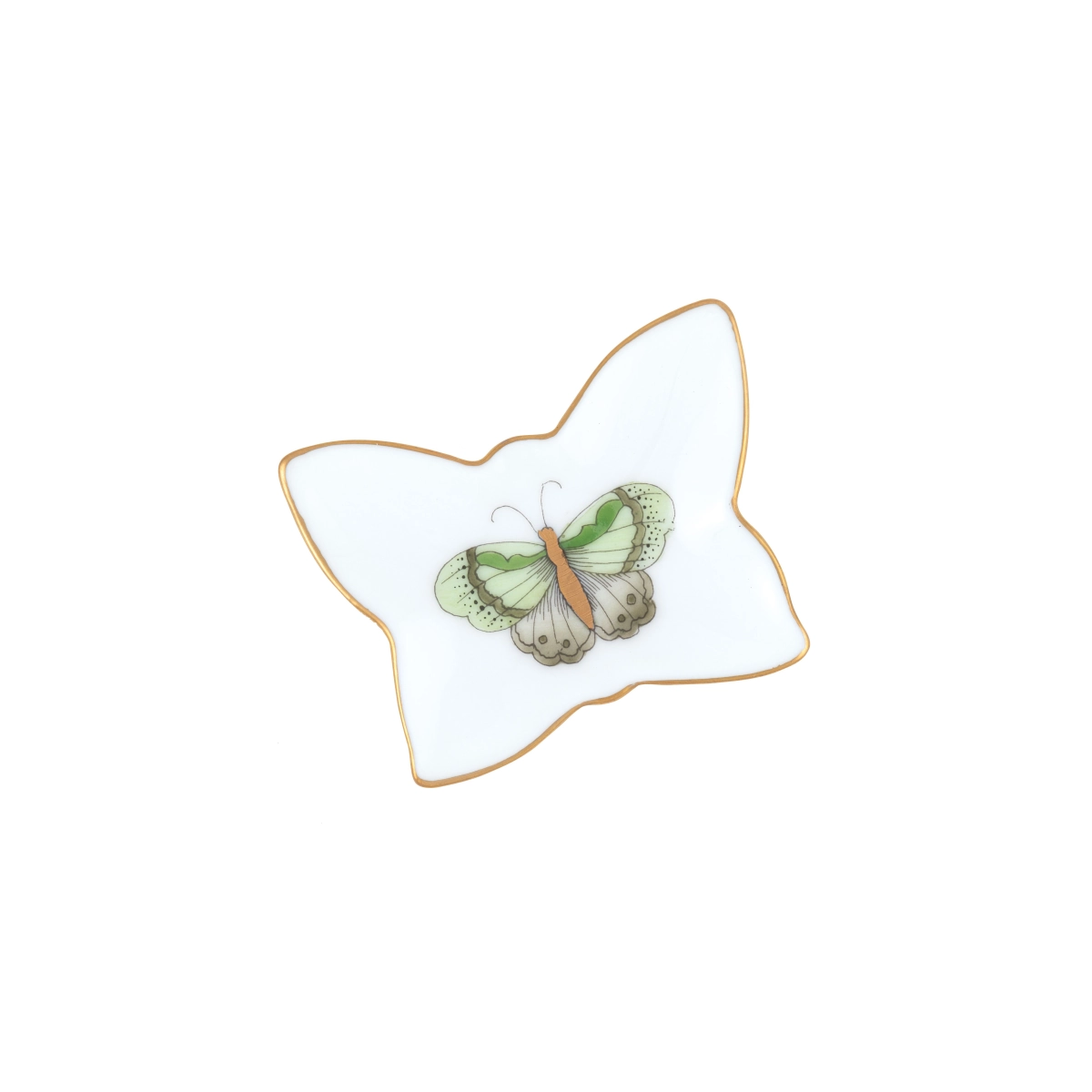 Herend Small Butterfly Tray - Green