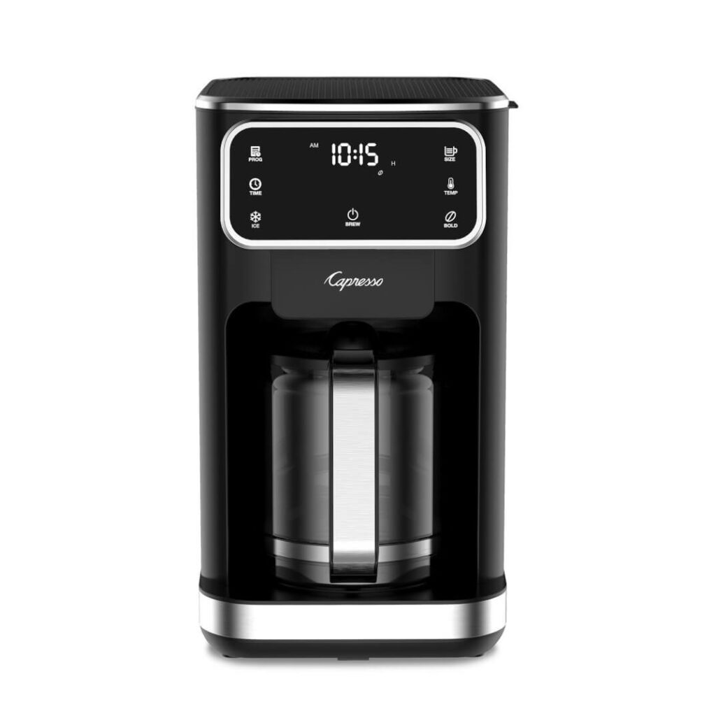 Capresso 12-Cup Touchscreen Coffee Maker with Glass Carafe