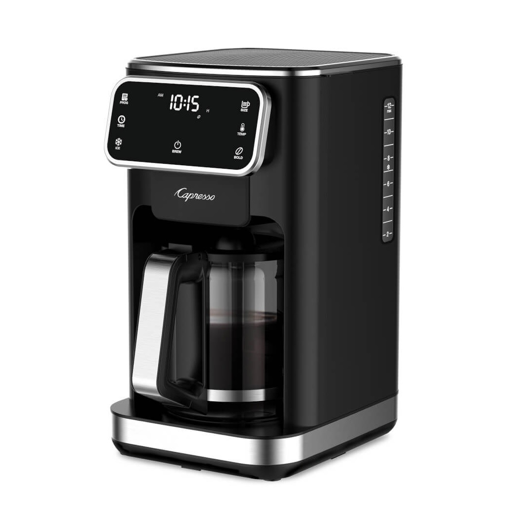 Capresso 12-Cup Touchscreen Coffee Maker with Glass Carafe Berings