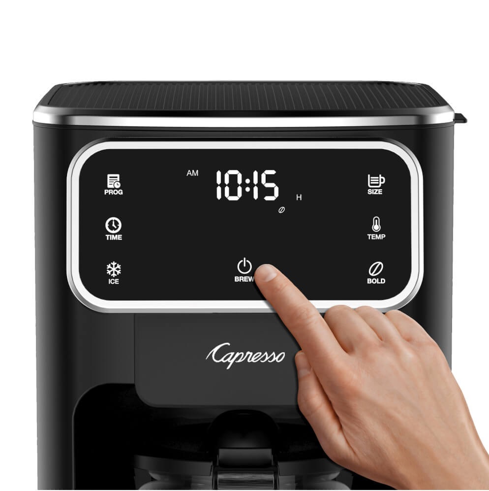 Capresso 12-Cup Touchscreen Coffee Maker with Glass Carafe