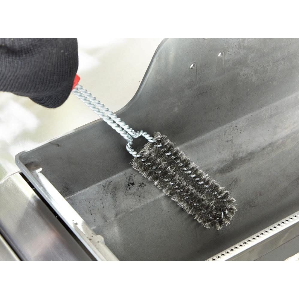 Weber 18in Non-Slip Handle Detail Grill Brush