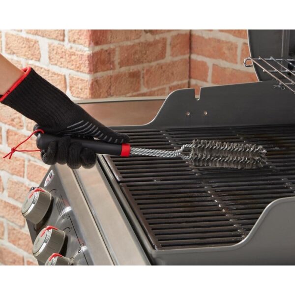 Weber 18in Non-Slip Handle Detail Grill Brush