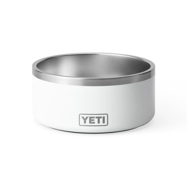 Yeti Boomer 8 Large Dog Bowl - White