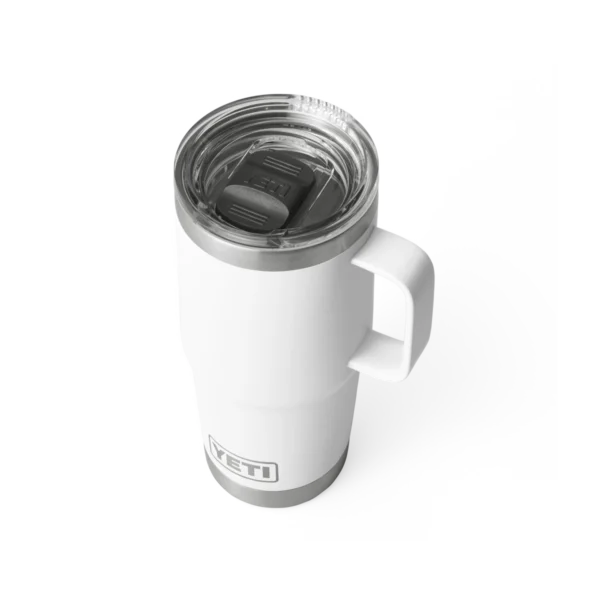 Yeti Rambler 20oz Travel Mug with Stronghold Lid - White