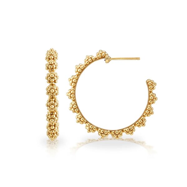 Capucine De Wulf Berry Icon Medium Hoop Earrings - Gold
