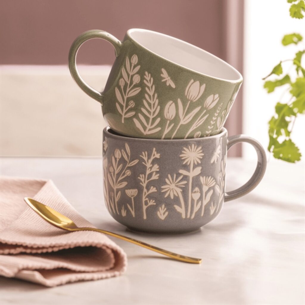 Mason Cash Blue Daisy Mug 13.5 oz