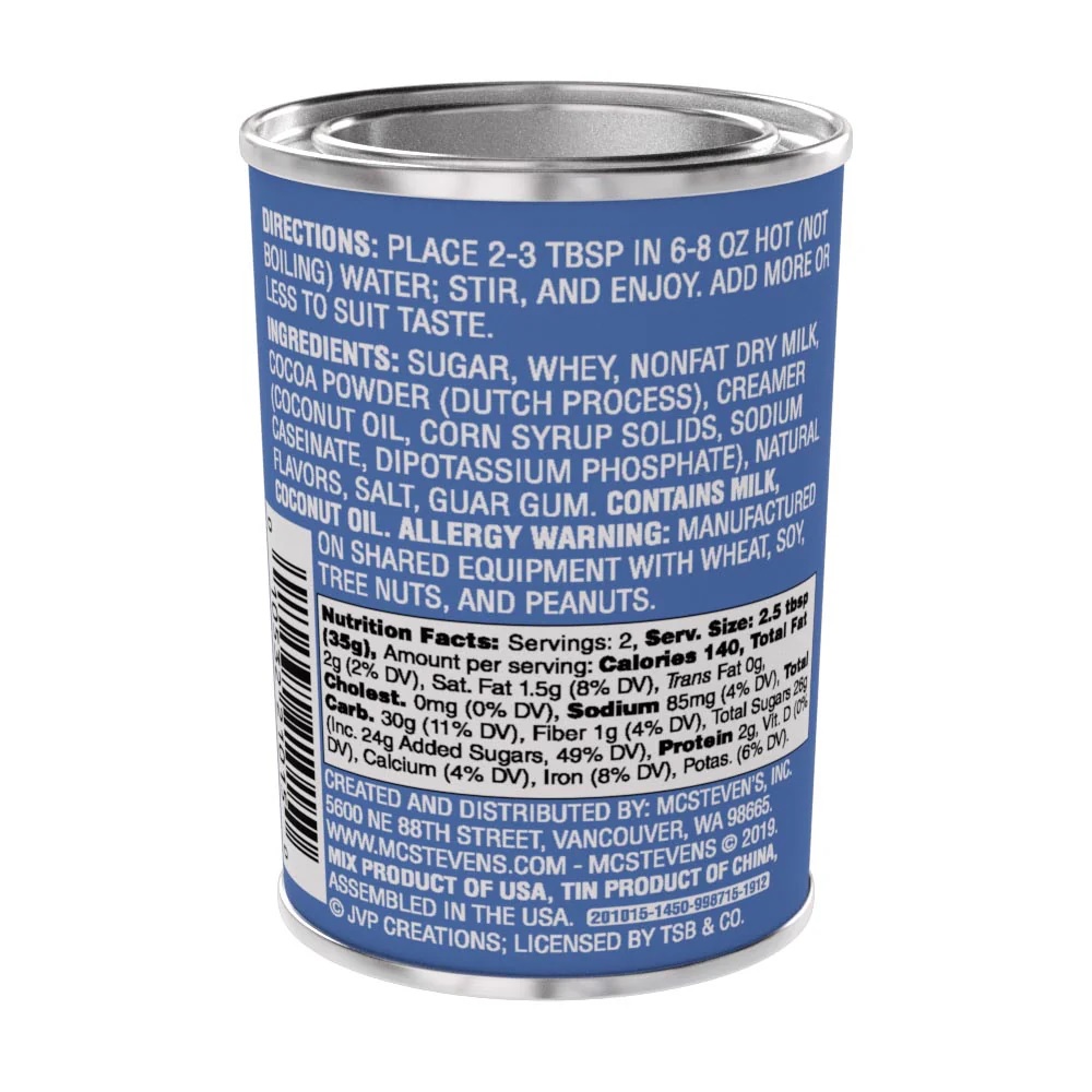 McSteven's Snow Village Chocolate Cocoa (2.5 oz Tin)