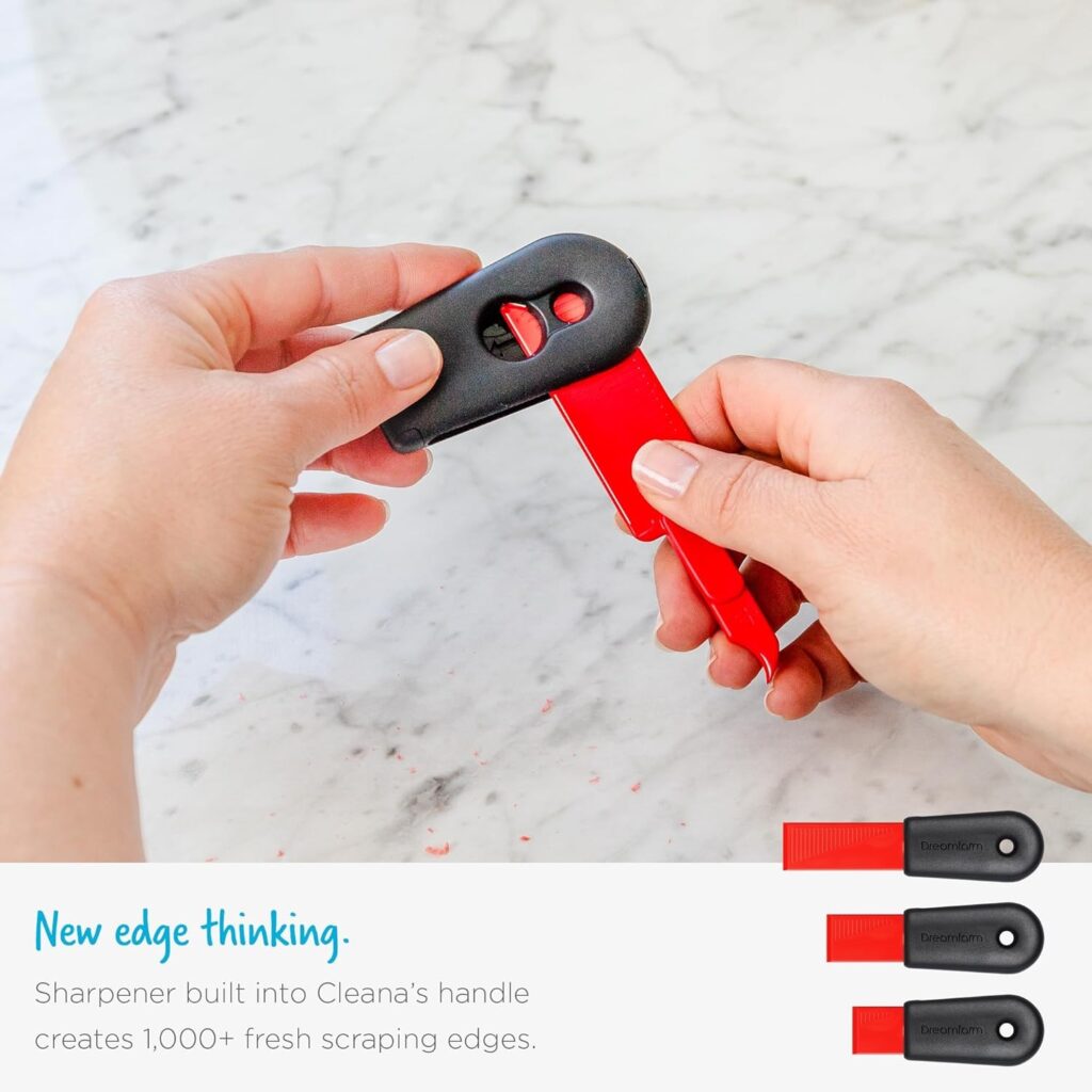 Cleana 2-In-1 Self-Sharpening Cleaning Scraper & Hook Scraper
